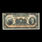 Canada, La Banque Nationale, 20 dollars <br /> 2 novembre 1922