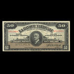 Canada, La Banque Nationale, 50 dollars <br /> 2 novembre 1922