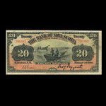 Canada, Banque Nouvelle-Écosse, 20 dollars <br /> 2 janvier 1903
