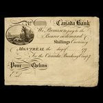 Canada, Canada Bank, aucune dénomination <br /> 1793