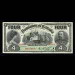 Canada, Dominion du Canada, 4 dollars <br /> 2 janvier 1902