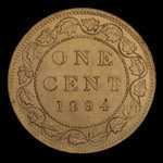 Canada, Victoria, 1 cent <br /> 1894