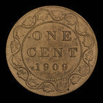 Canada, Édouard VII, 1 cent <br /> 1909