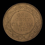 Canada, Georges V, 1 cent : 1913