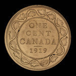 Canada, Georges V, 1 cent : 1919