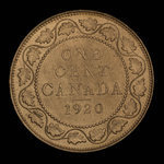 Canada, Georges V, 1 cent <br /> 1920