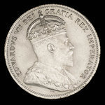 Canada, Édouard VII, 25 cents : 1903