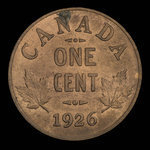 Canada, Georges V, 1 cent <br /> 1926