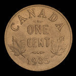 Canada, Georges V, 1 cent <br /> 1935