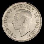 Canada, Georges VI, 1 dollar <br /> 1939