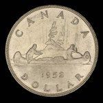 Canada, Georges VI, 1 dollar <br /> 1952