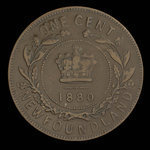 Canada, Victoria, 1 cent <br /> 1880