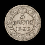 Canada, Victoria, 5 cents <br /> 1890
