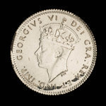 Canada, Georges VI, 5 cents <br /> 1938