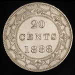 Canada, Victoria, 20 cents <br /> 1888