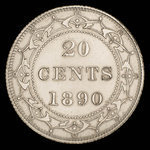 Canada, Victoria, 20 cents <br /> 1890