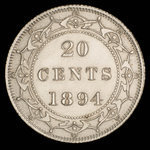 Canada, Victoria, 20 cents <br /> 1894