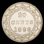 Canada, Victoria, 20 cents <br /> 1899