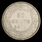 Canada, Victoria, 50 cents <br /> 1874