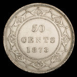 Canada, Victoria, 50 cents : 1873