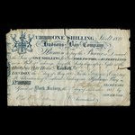 Canada, Compagnie de la Baie d'Hudson, 1 shilling <br /> 1821