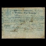 Canada, Compagnie de la Baie d'Hudson, 1 shilling <br /> 1845