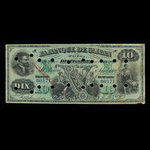 Canada, Banque de St. Jean, 10 dollars <br /> 1 avril 1906