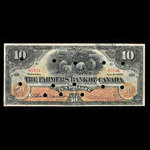 Canada, Farmers Bank of Canada, 10 dollars <br /> 2 janvier 1907