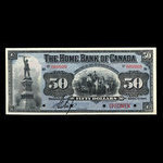 Canada, Home Bank of Canada, 50 dollars <br /> 1 mars 1904