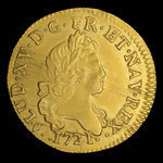 France, Louis XV, 1 louis d'or <br /> 1721