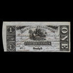 Canada, District of Wellington, 1 dollar <br /> 1 décembre 1868