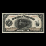Canada, Gouvernement de Terre-Neuve, 2 dollars <br /> 2 janvier 1920