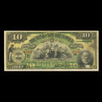 Canada, Bank of New Brunswick, 10 dollars <br /> 25 mars 1892
