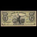 Canada, Bank of Ottawa (The), 10 dollars <br /> 2 novembre 1880