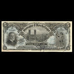 Canada, Banque d'Hochelaga, 5 dollars <br /> 1 janvier 1914
