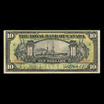 Canada, Banque Royale du Canada, 10 dollars <br /> 2 janvier 1913