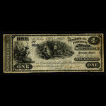 Canada, Jewett & Pitcher, 1 dollar : 1 décembre 1873