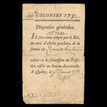 Canada, Administration coloniale française, 48 livres <br /> 1 janvier 1753
