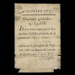 Canada, Administration coloniale française, 12 livres <br /> 1 janvier 1757