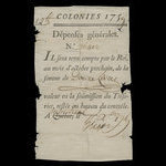 Canada, Administration coloniale française, 12 livres <br /> 1 novembre 1759