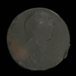 Canada, inconnu, 1/2 penny <br /> 1838