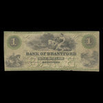 Canada, Bank of Brantford, 1 dollar <br /> 1 novembre 1859