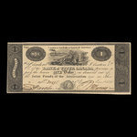 Canada, Bank of Upper Canada (Kingston), 1 dollar <br /> 1 janvier 1820