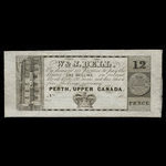 Canada, W. & J. Bell, 12 pence <br /> 1839