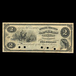 Canada, Jewett & Pitcher, 2 dollars <br /> 1 décembre 1873