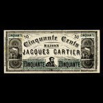 Canada, Maison Jacques Cartier, 50 cents <br /> 1915