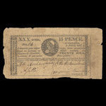 Canada, P.U. Archambault, 30 sous : 8 juillet 1837