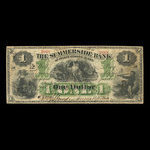 Canada, Summerside Bank of Prince Edward Island, 1 dollar <br /> 1 décembre 1884