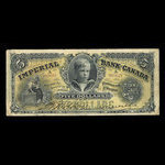 Canada, Imperial Bank of Canada, 5 dollars <br /> 1 mai 1906