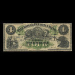 Canada, Royal Canadian Bank, 4 dollars <br /> 1 juillet 1870